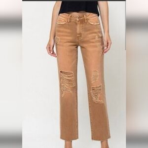 Vervet High Rise Norah Crop Jeans 32